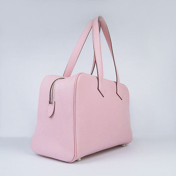 Luxury Hermes Togo leather handbag H2802 pink