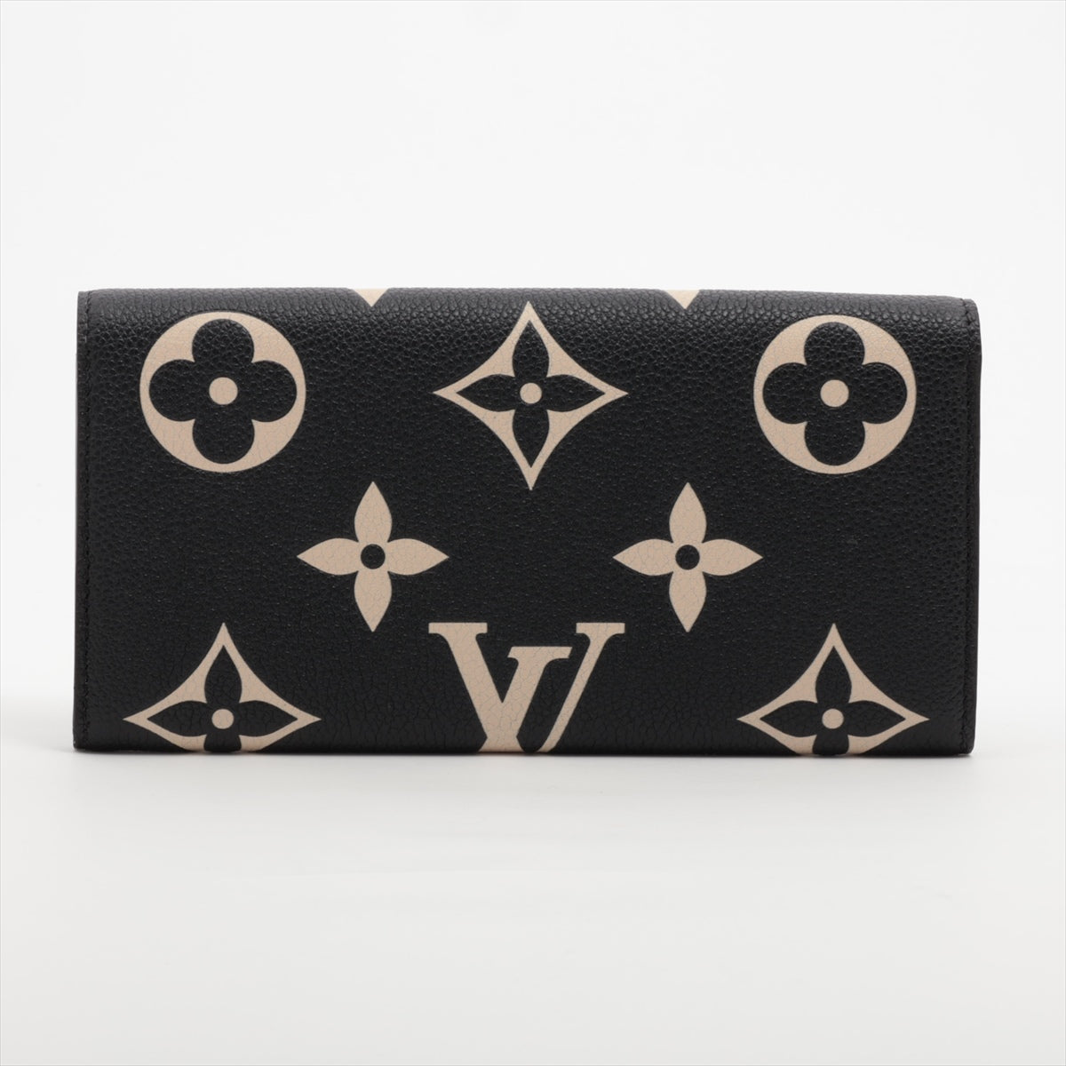 Louis Vuitton Bi-Color Monogram Implant Portfolio Emily Noneir Wallet M83138