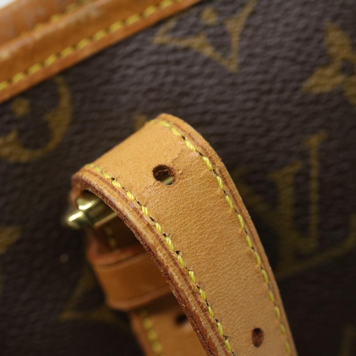 LOUIS VUITTON Monogram Bucket GM Shoulder Bag M42236 LV 23664C