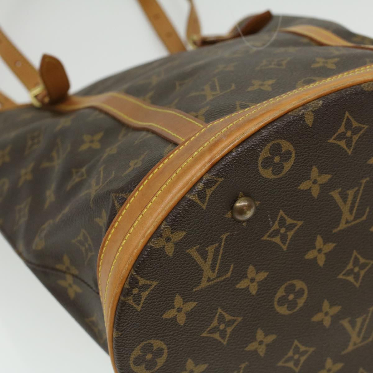 LOUIS VUITTON Monogram Bucket GM Shoulder Bag M42236 LV 23664C