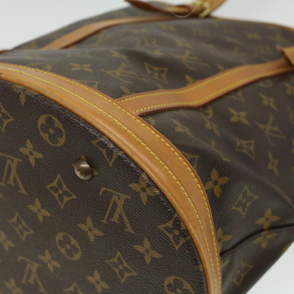 LOUIS VUITTON Monogram Bucket GM Shoulder Bag M42236 LV 23664C