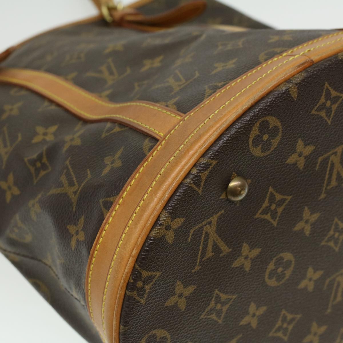 LOUIS VUITTON Monogram Bucket GM Shoulder Bag M42236 LV 23664C