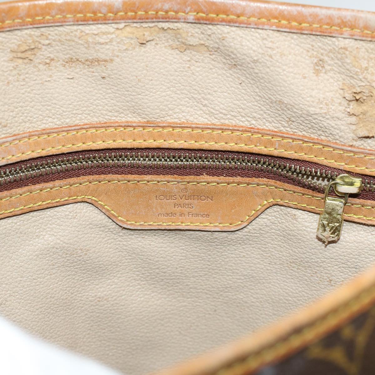 LOUIS VUITTON Monogram Bucket GM Shoulder Bag M42236 LV 23664C