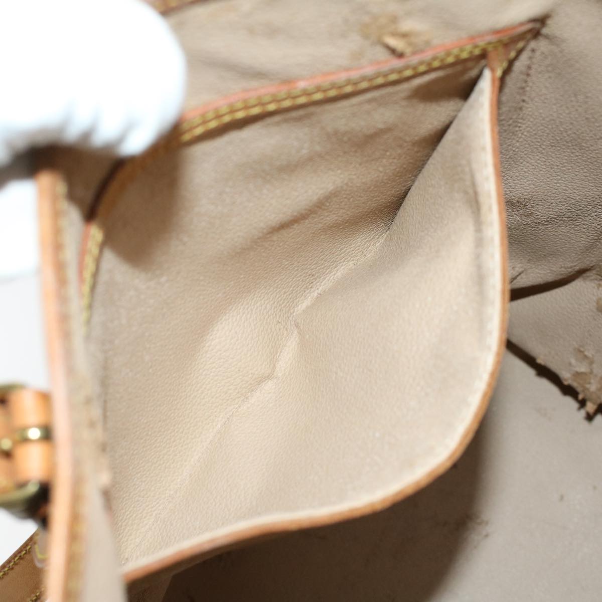 LOUIS VUITTON Monogram Bucket GM Shoulder Bag M42236 LV 23664C