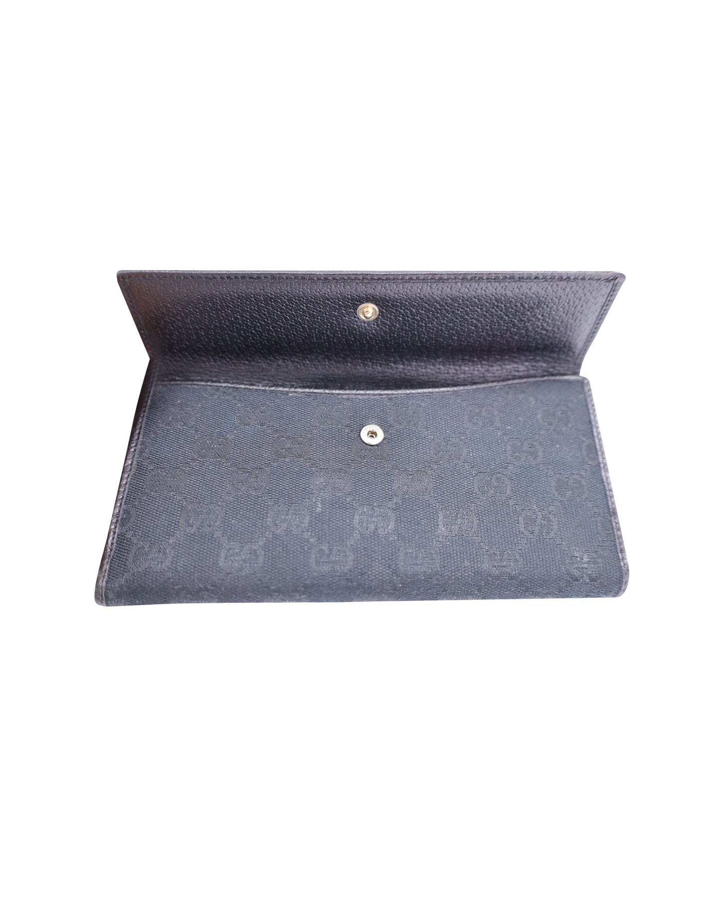 Luxury Gucci Trending 2025 Continental Wallet in Black GG Canvas