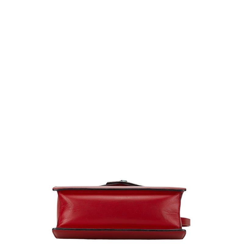 Luxury Gucci Trending 2025 Bamboo Lilith Coral Snake Leather Handbag