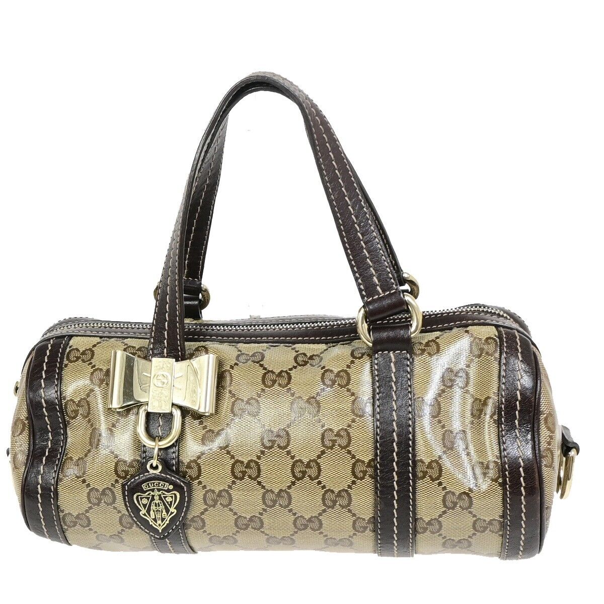 Luxury Gucci Trending 2025 Gg Crystal  Canvas Handbag ()