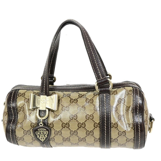 Luxury Gucci Trending 2025 Gg Crystal  Canvas Handbag ()