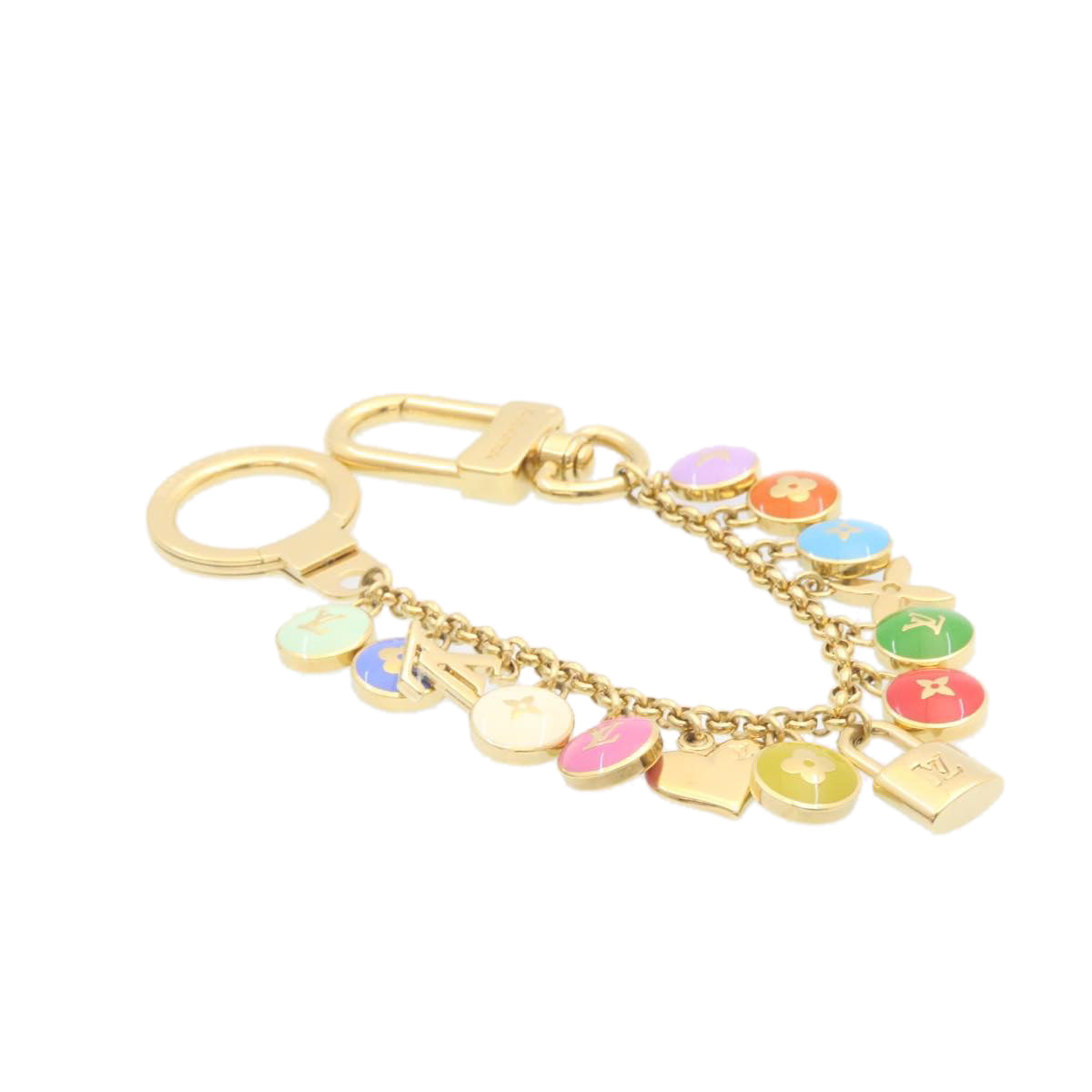 LOUIS VUITTON Porte Cles Chainne Pastilles Charm Multicolor M65386 LV 23870