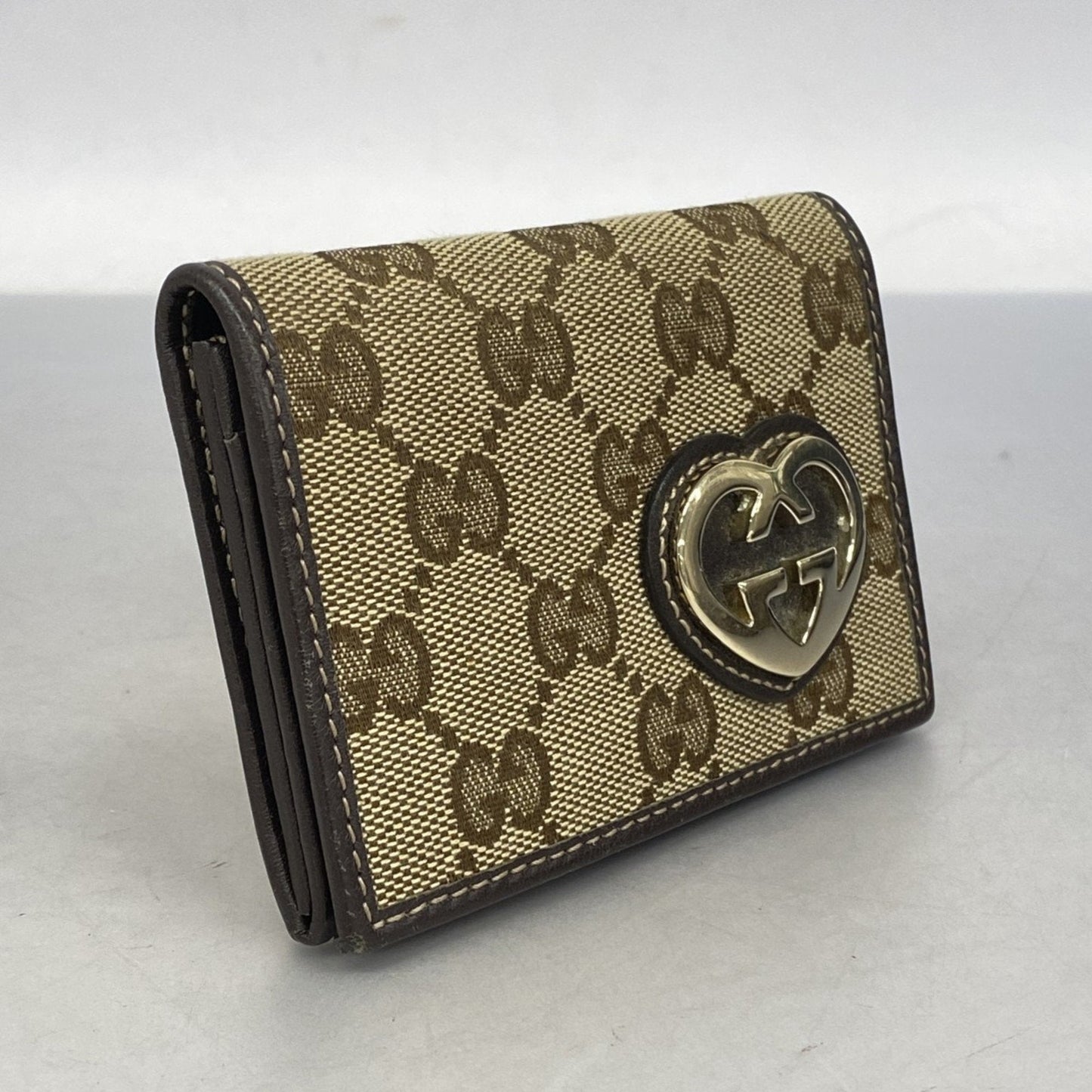 Gucci   Canvas Business Card Case
