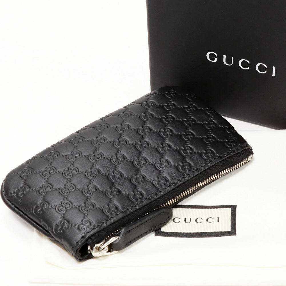 Luxury Gucci Trending 2025 Coin & Key Case MicroLuxury Gucci Trending 2025ssima Black