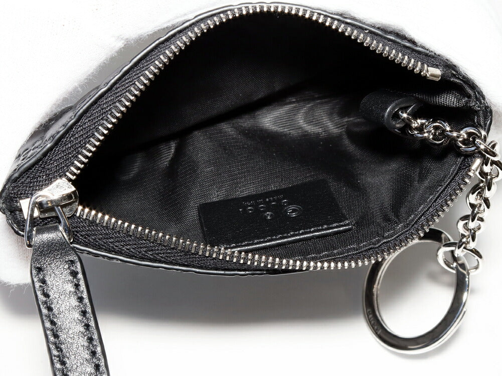 Luxury Gucci Trending 2025 Coin & Key Case MicroLuxury Gucci Trending 2025ssima Black