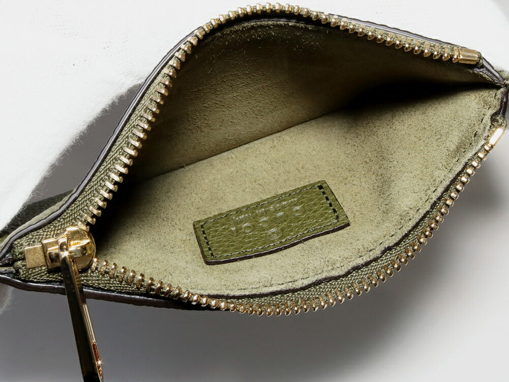 Luxury Gucci Trending 2025 Fragment Case Card Holder Olive Green