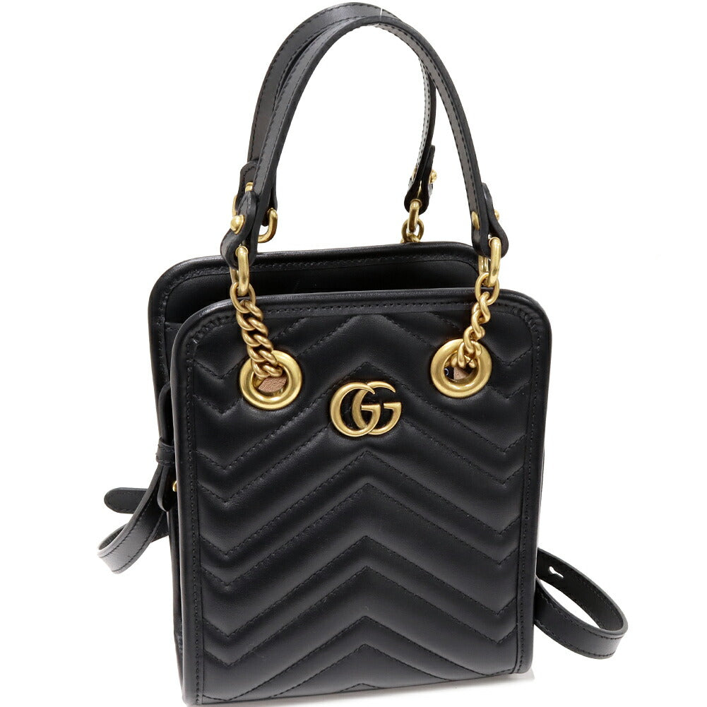 Luxury Gucci Trending 2025 GG Marmont Quilted Leather 2WAY Bag