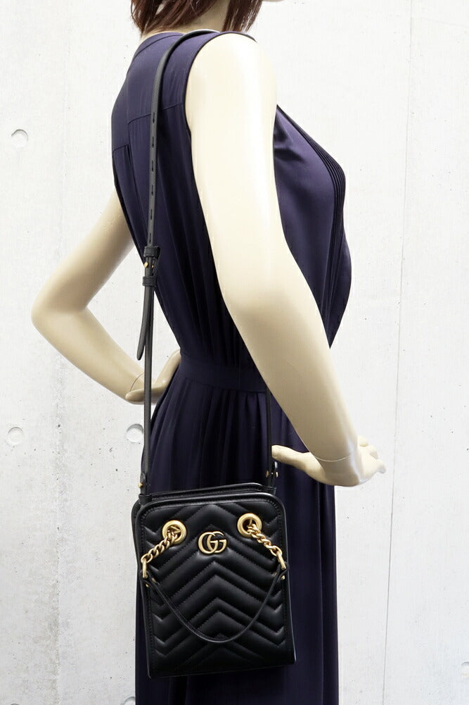Luxury Gucci Trending 2025 GG Marmont Quilted Leather 2WAY Bag