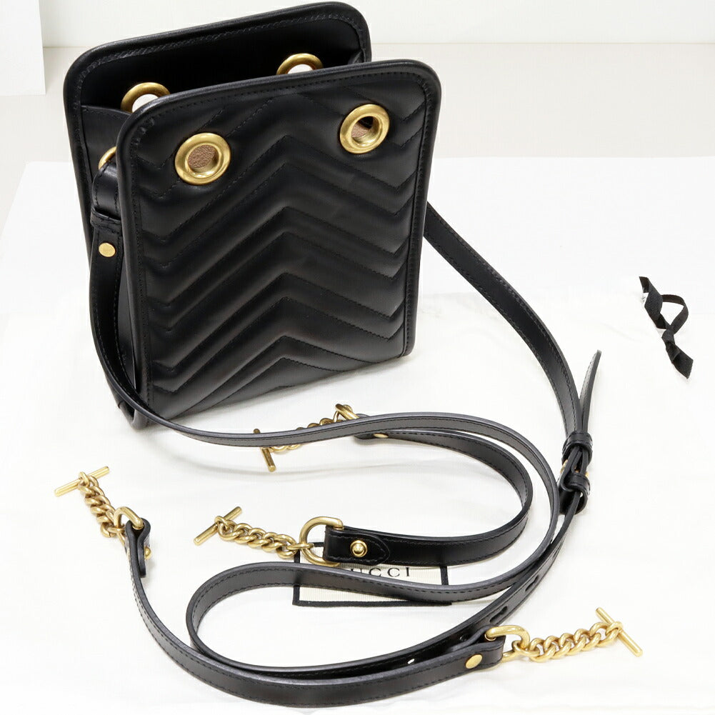 Luxury Gucci Trending 2025 GG Marmont Quilted Leather 2WAY Bag