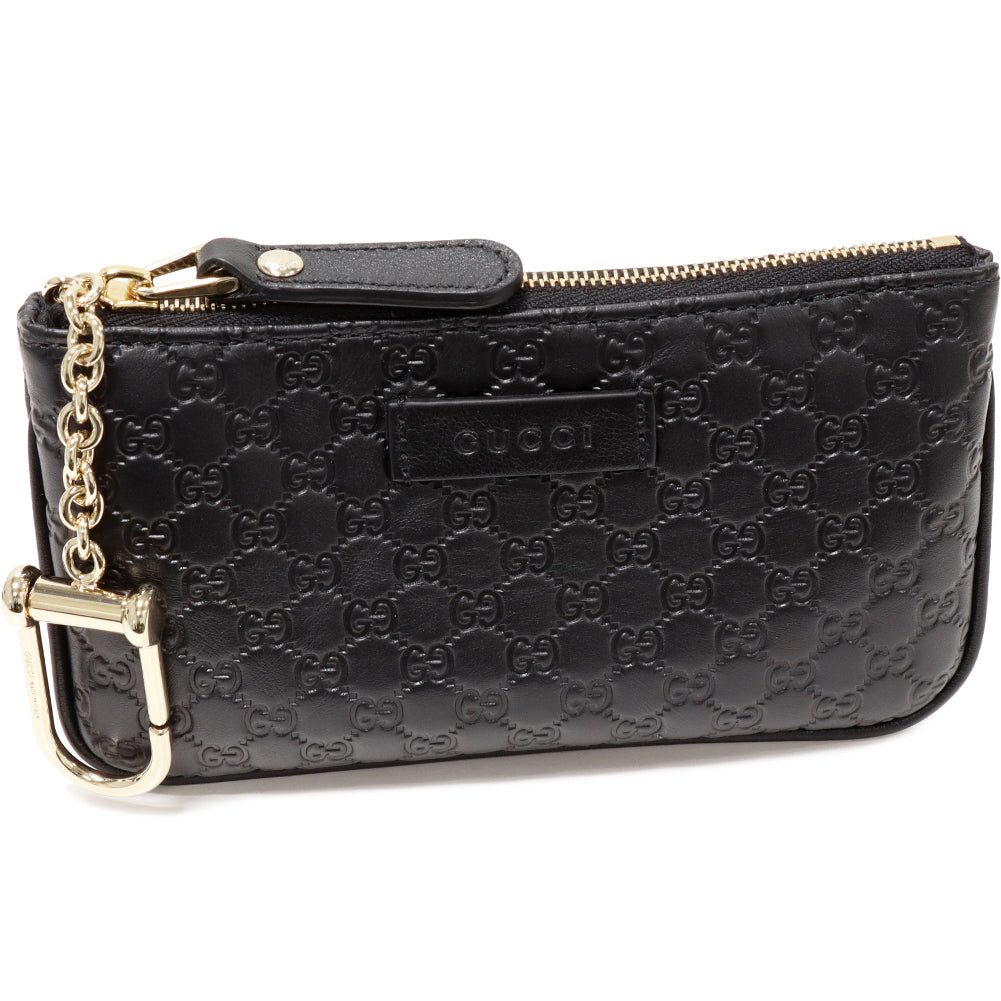 Luxury Gucci Trending 2025 MicroLuxury Gucci Trending 2025ssima Coin and Key Case Black Calf