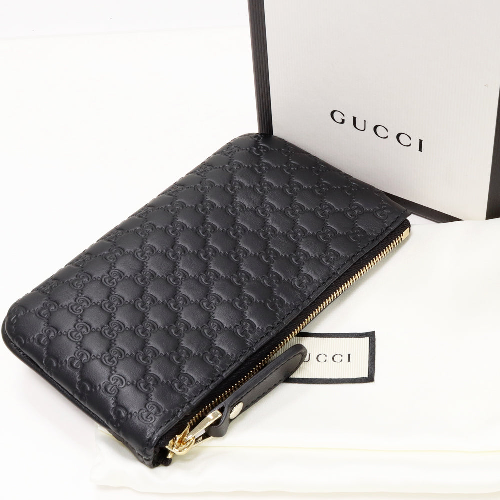 Luxury Gucci Trending 2025 MicroLuxury Gucci Trending 2025ssima Coin and Key Case Black Calf