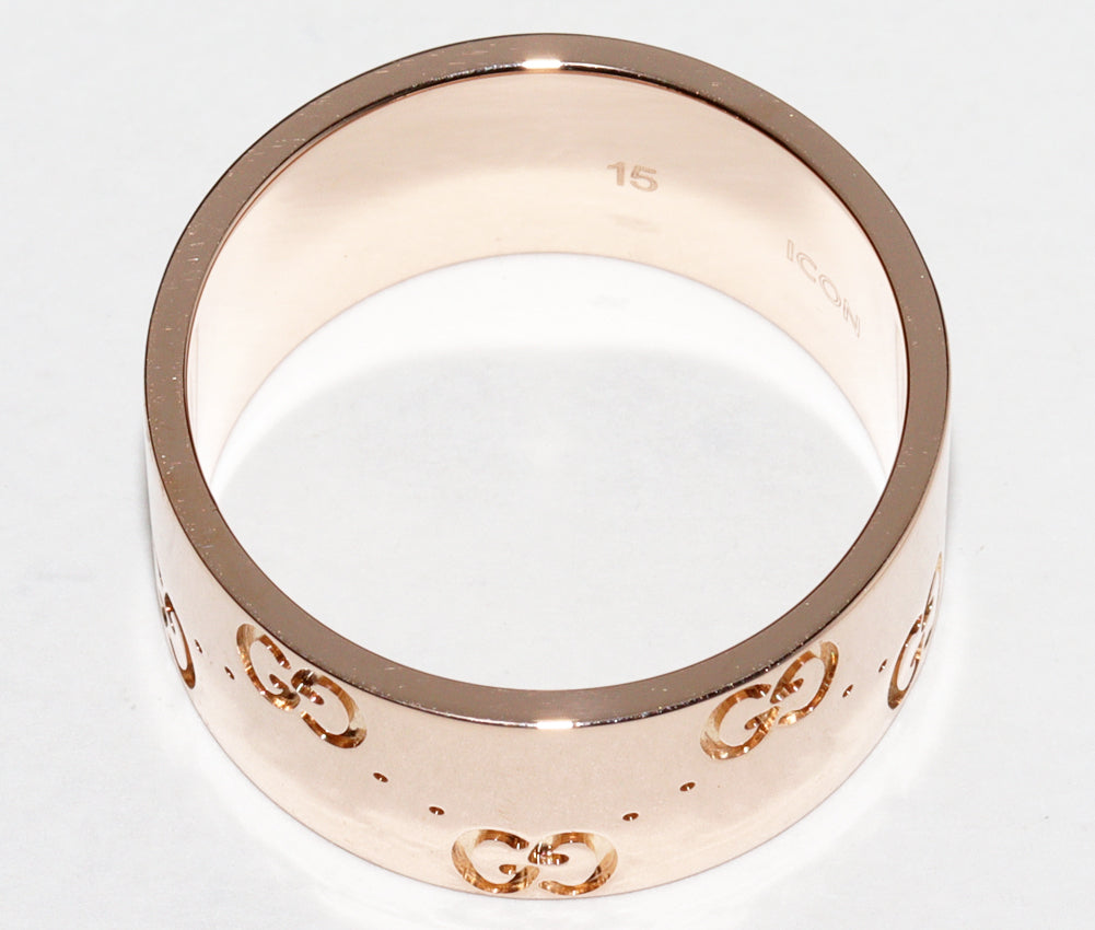 Luxury Gucci Trending 2025 K18PG Icon Ring #15