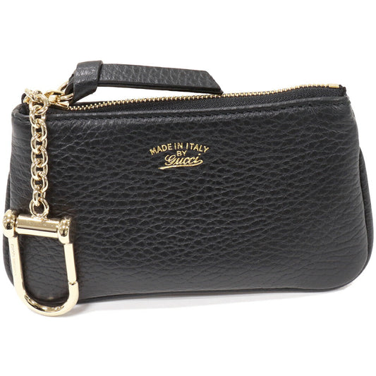 Luxury Gucci Trending 2025 Coin Case with Key Ring Black