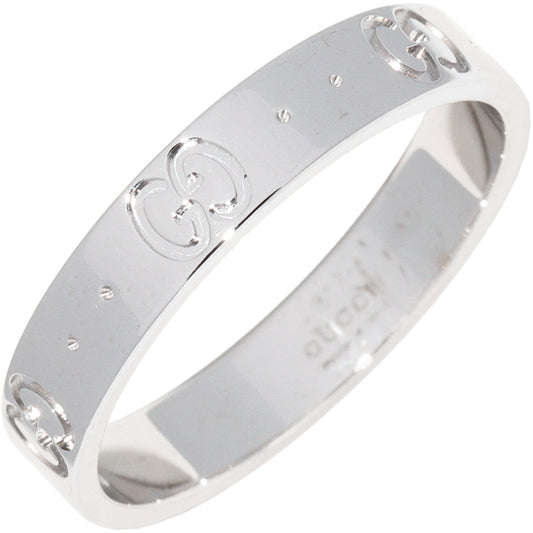 Luxury Gucci Trending 2025 K18WG Icon Ring Size 19