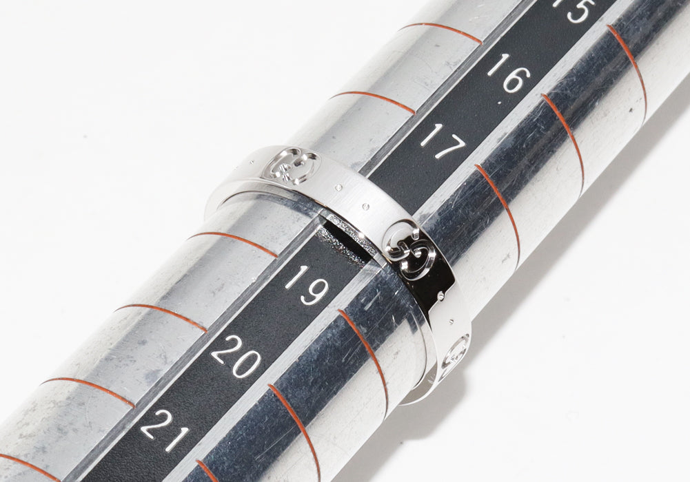 Luxury Gucci Trending 2025 K18WG Icon Ring Size 19