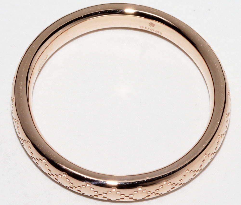 Luxury Gucci Trending 2025 K18PG Diamantissima Ring
