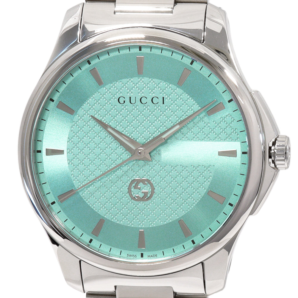 Luxury Gucci Trending 2025 G-Timeless Stainless Steel Turquoise Quartz 126372