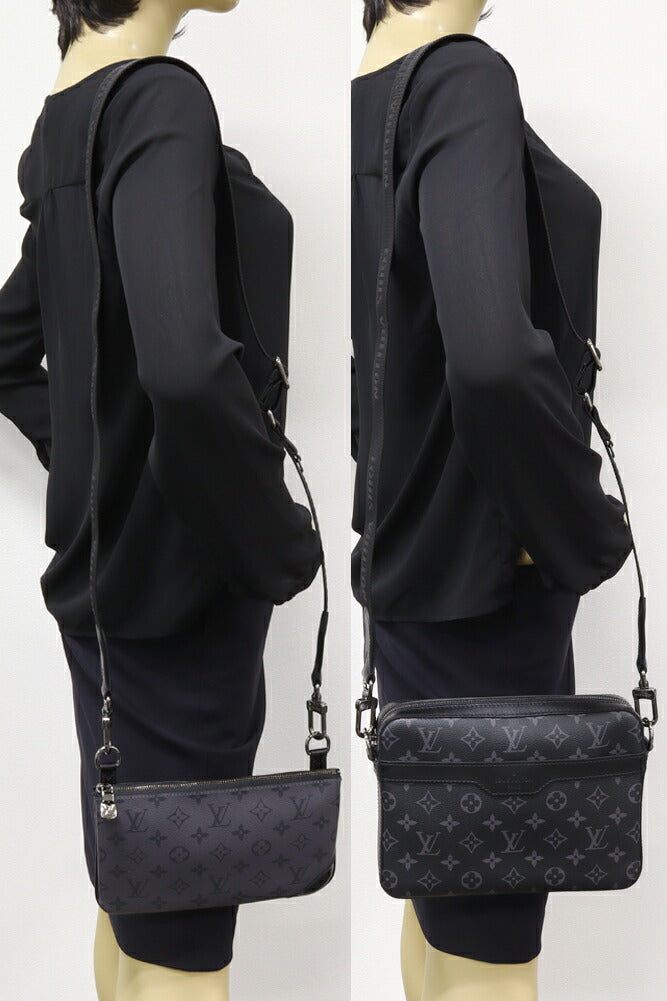 Louis Vuitton Monogram Eclipse Trio Messenger Bag M69443