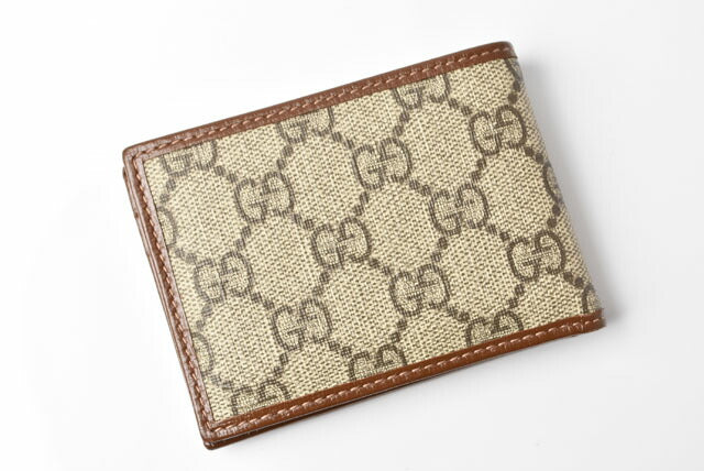 Luxury Gucci Trending 2025 GG Supreme Mini Wallet 673001