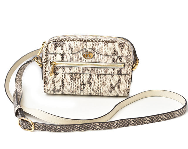 Luxury Gucci Trending 2025 Python Leather Crossbody Bag 517350