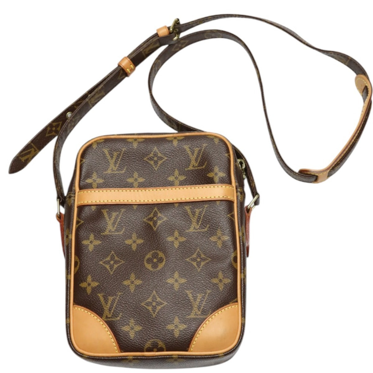 LOUIS VUITTON Shoulder Bag M45266 Monogram canvas Brown Monogram Danube