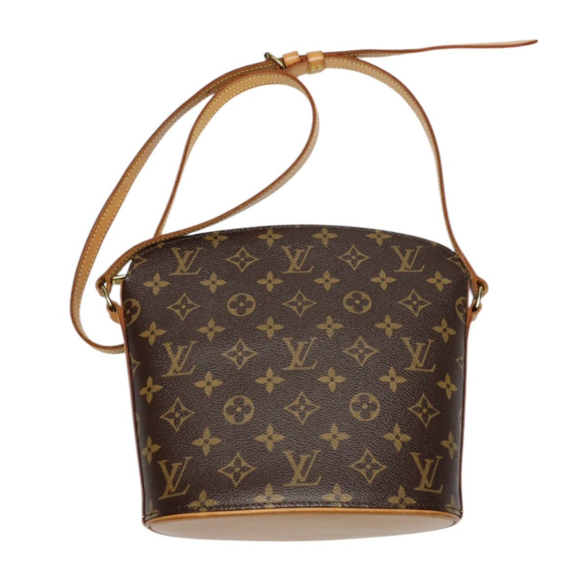 LOUIS VUITTON Shoulder Bag M51290 Monogram canvas, leather Brown Monogram Drouot
