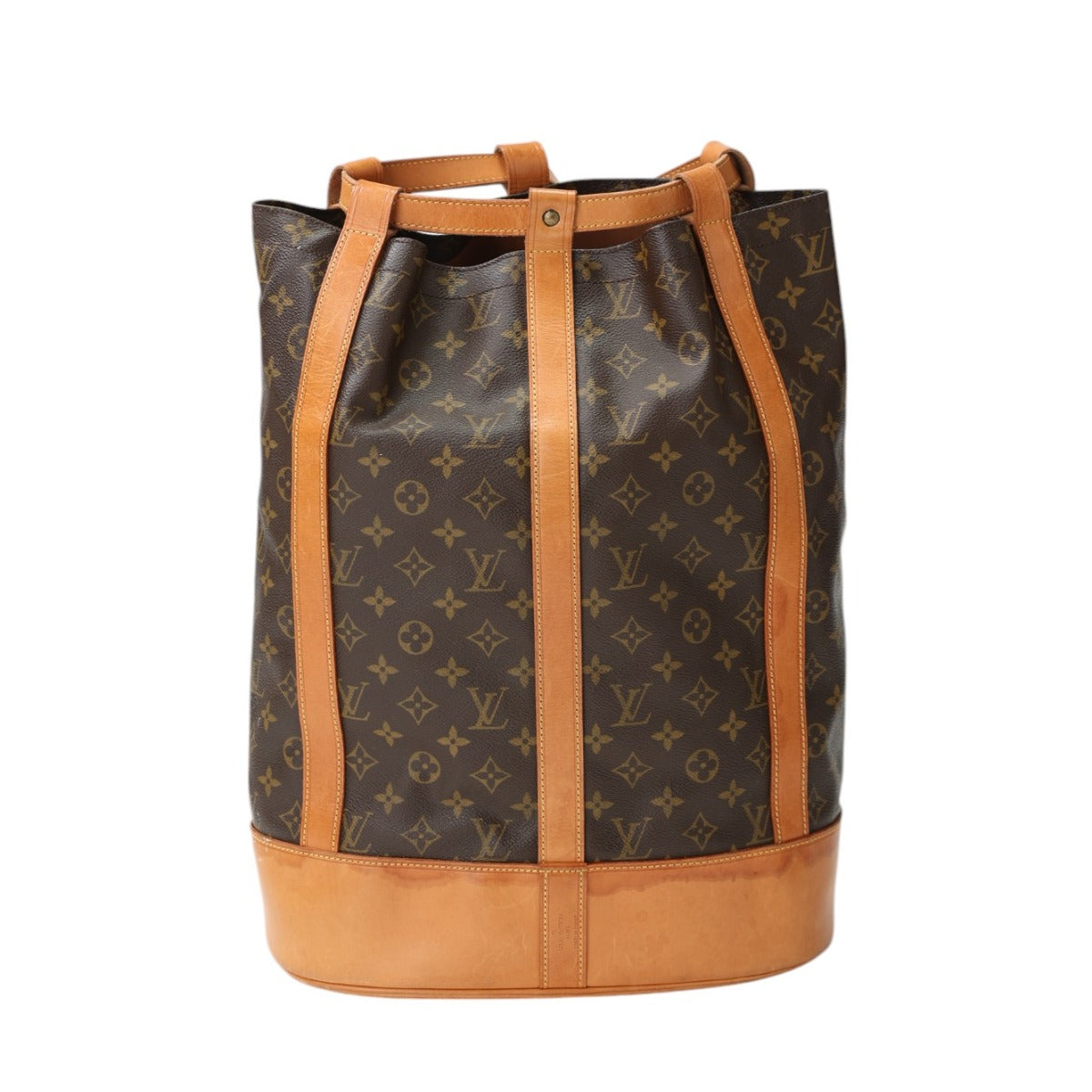 LOUIS VUITTON Shoulder Bag M42244 Monogram canvas, leather Brown Monogram Randonnee GM