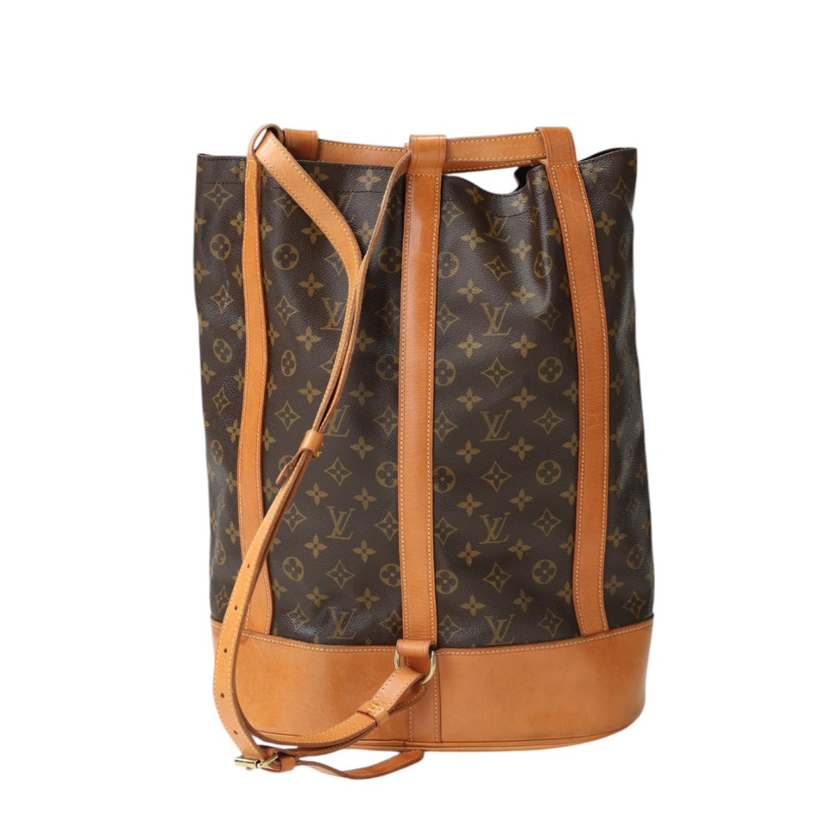 LOUIS VUITTON Shoulder Bag M42244 Monogram canvas, leather Brown Monogram Randonnee GM