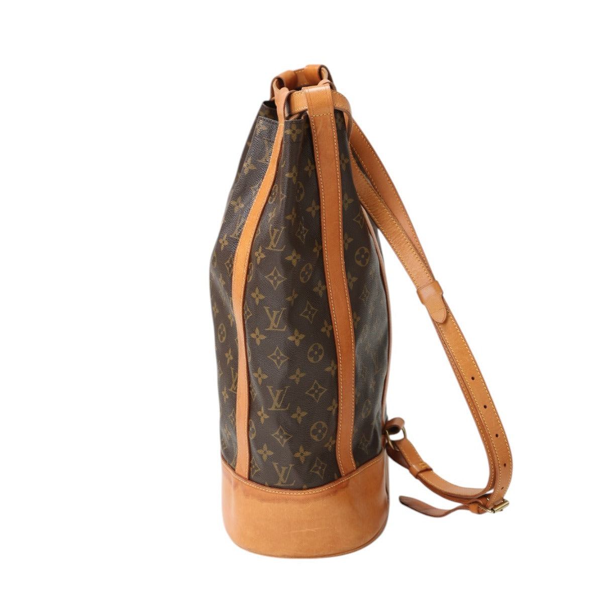 LOUIS VUITTON Shoulder Bag M42244 Monogram canvas, leather Brown Monogram Randonnee GM