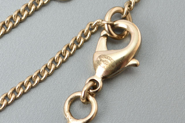 Chanel Coco Mark Pearl Motif Necklace Pendant