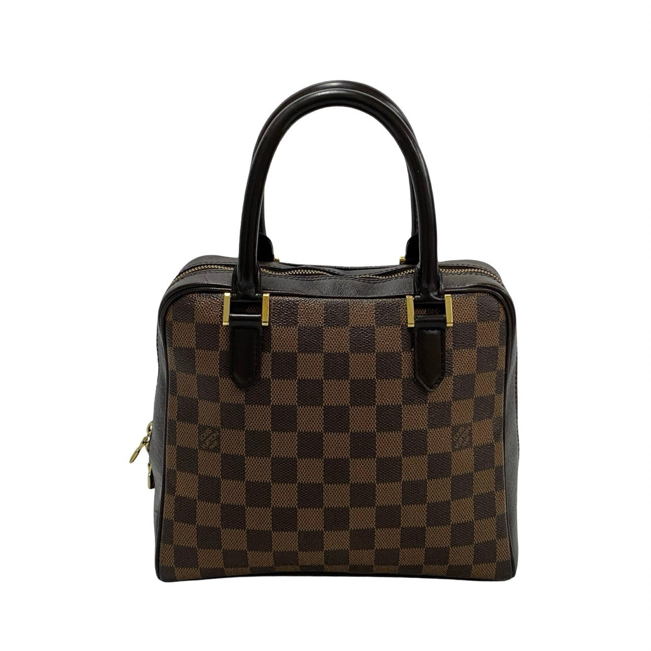 Louis Vuitton Damier Leather Brera Handbag Brown