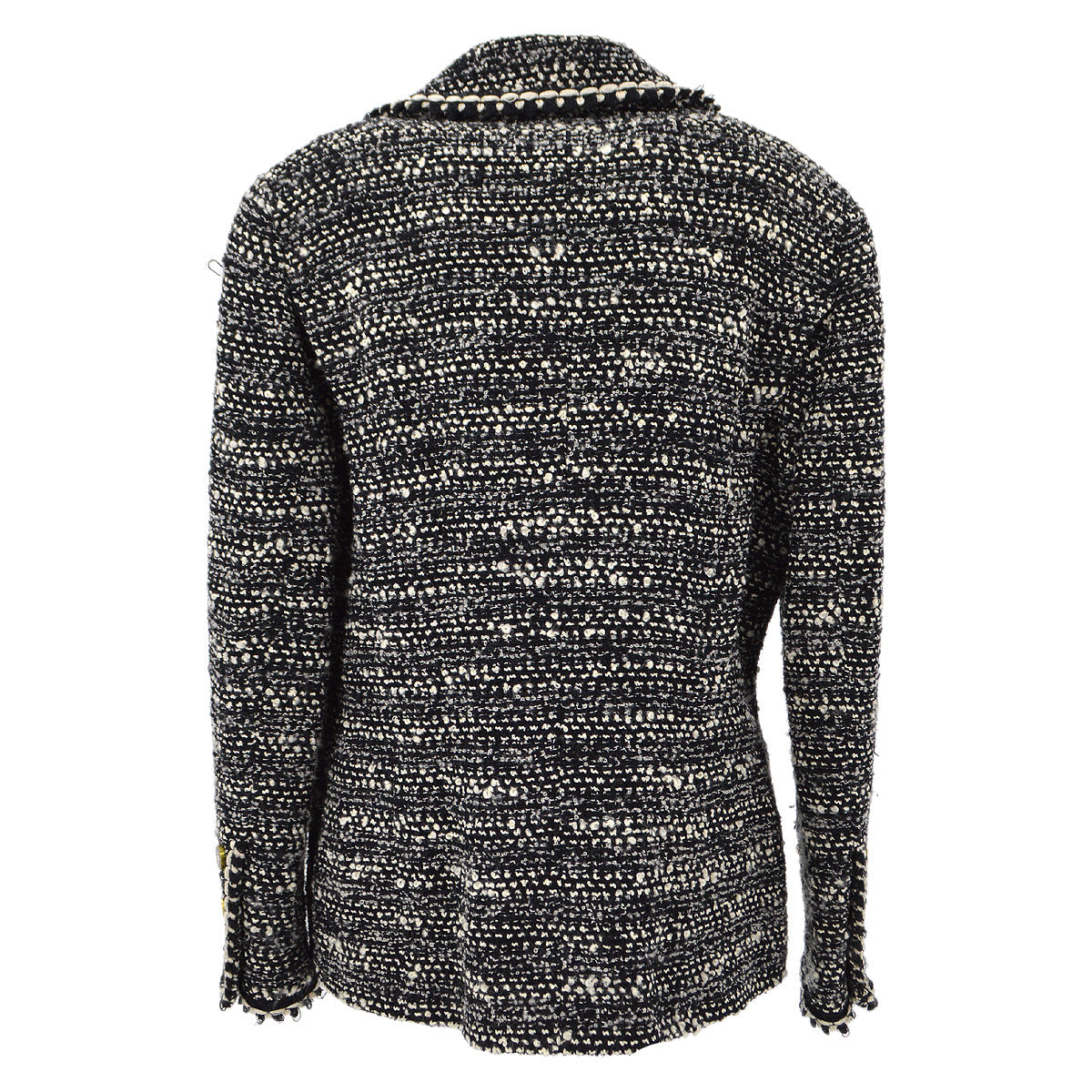 Luxury Chanel Fall 1994 boucle single-breasted jacket #42