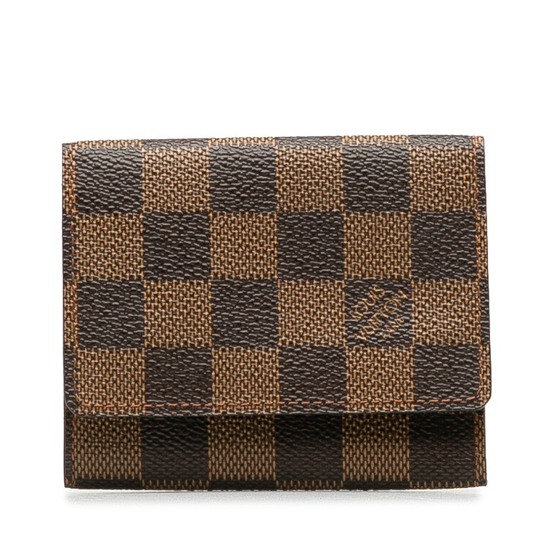 Louis Vuitton Damier Cardcase N62920 Brown PVC Leather