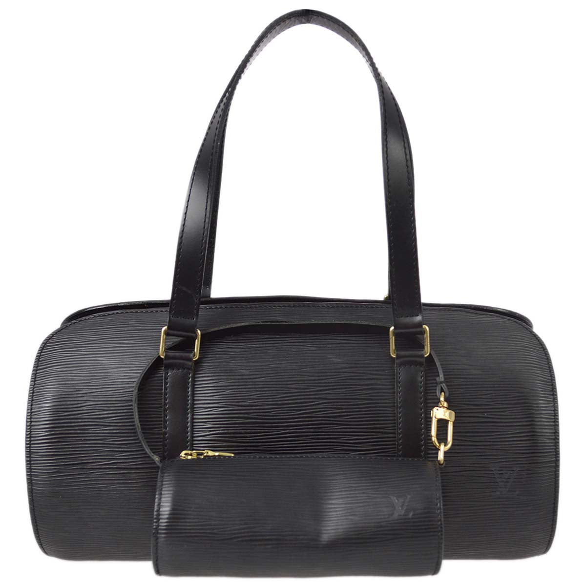 Louis Vuitton 1997 Black Epi Soufflot M52862