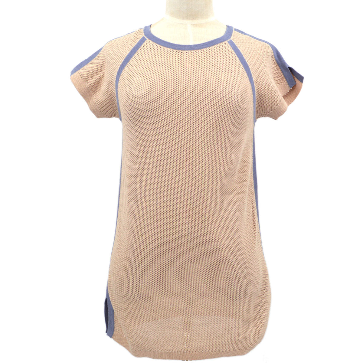 Luxury Chanel 2003 CC logo-patch mesh T-shirt #42