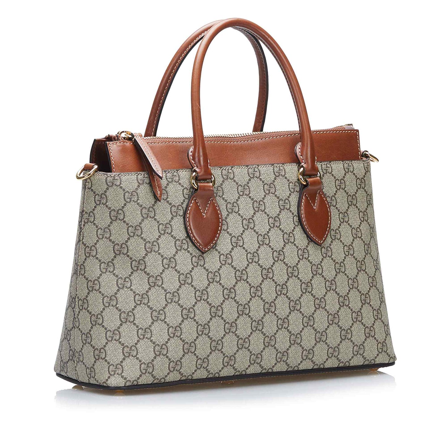 Luxury Gucci Trending 2025  GG Supreme Linea A Zip Satchel ()