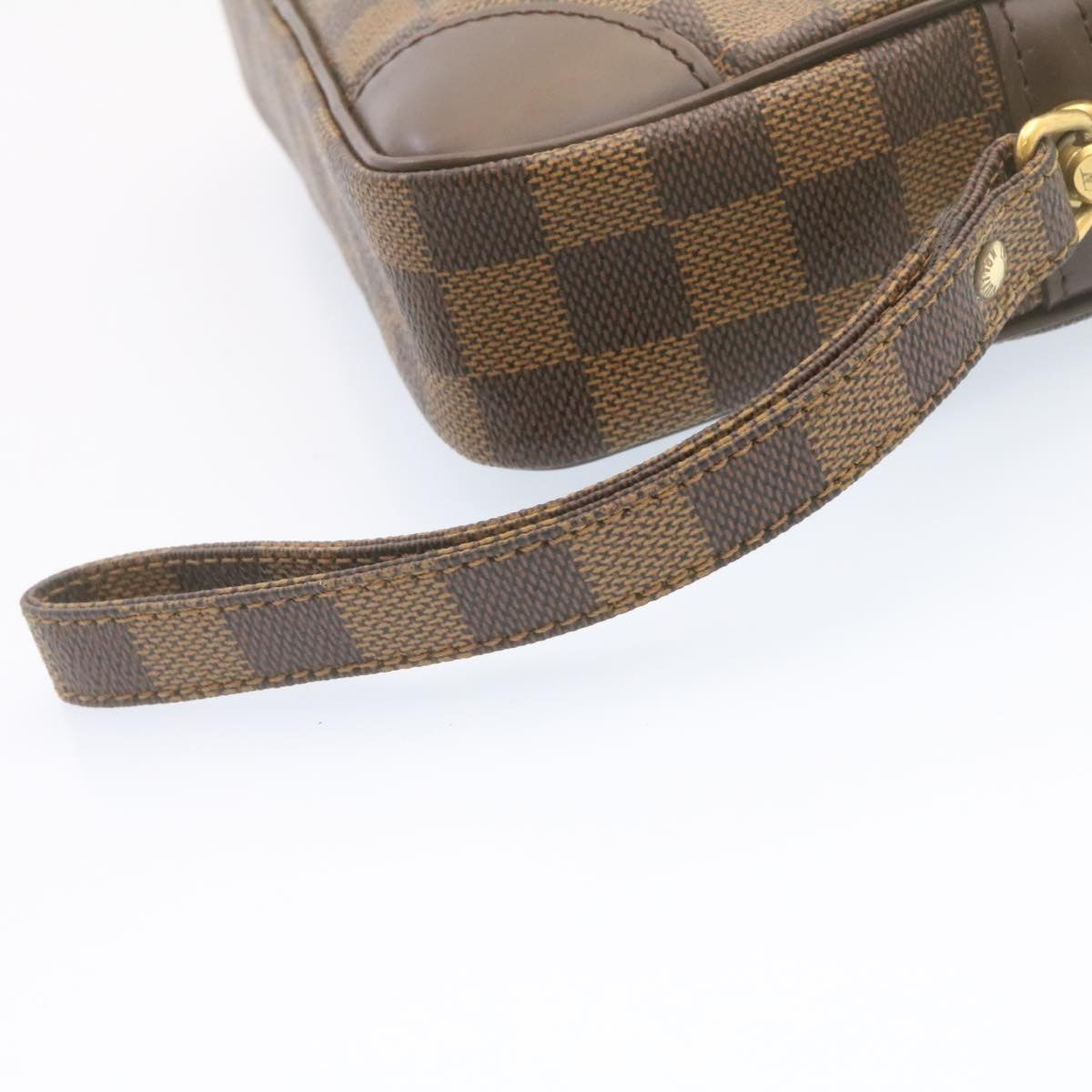 LOUIS VUITTON Damier Ebene Marly Dragonne GM Clutch Bag SP Order LV 25039SA