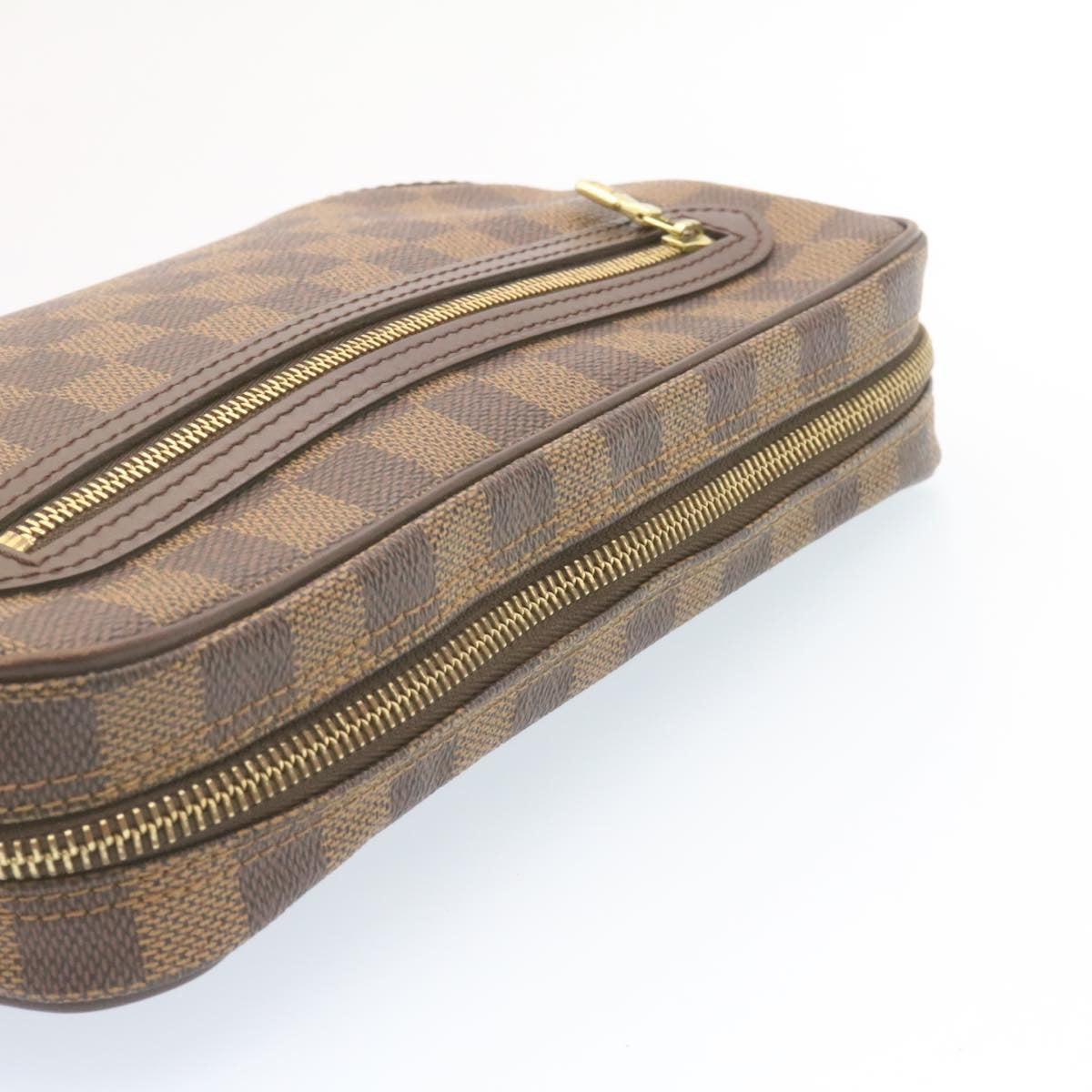 LOUIS VUITTON Damier Ebene Marly Dragonne GM Clutch Bag SP Order LV 25039SA