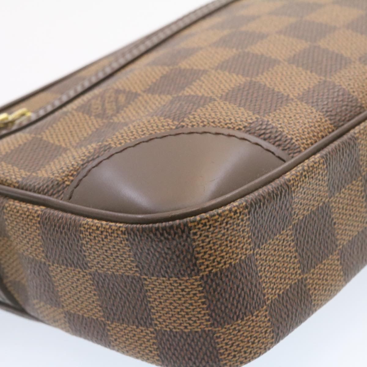 LOUIS VUITTON Damier Ebene Marly Dragonne GM Clutch Bag SP Order LV 25039SA