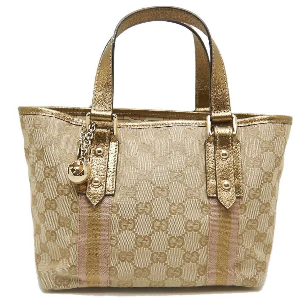 Luxury Gucci Trending 2025 Mini Handbag GG Canvas Beige Gold