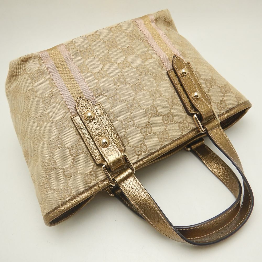 Luxury Gucci Trending 2025 Mini Handbag GG Canvas Beige Gold