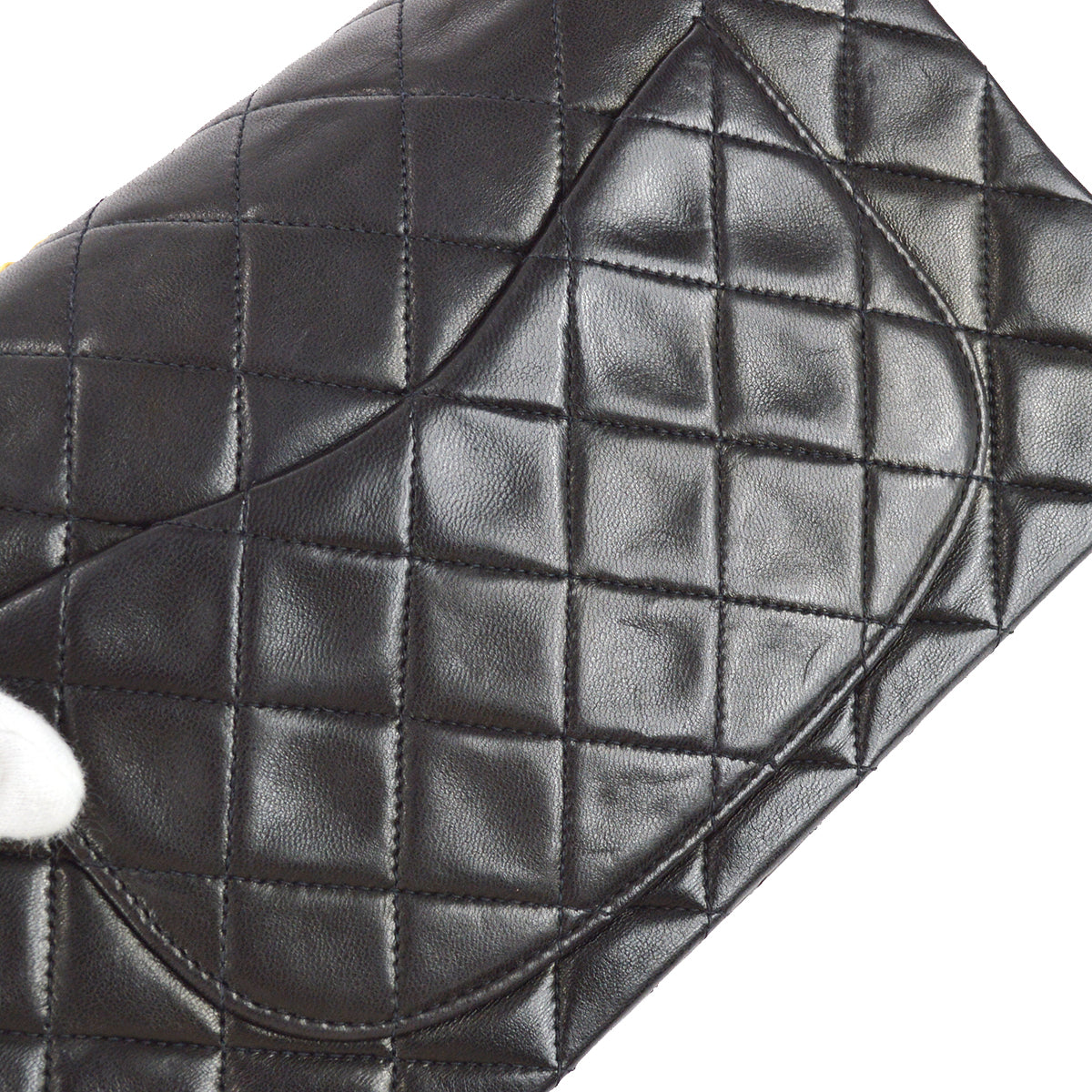 Luxury Chanel 1994-1996 Lambskin Small Classic Double Flap Shoulder Bag