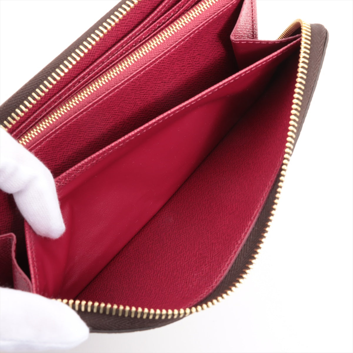 Louis Vuitton Monogram  Wallet M41895 Fushai Round Zip Wallet